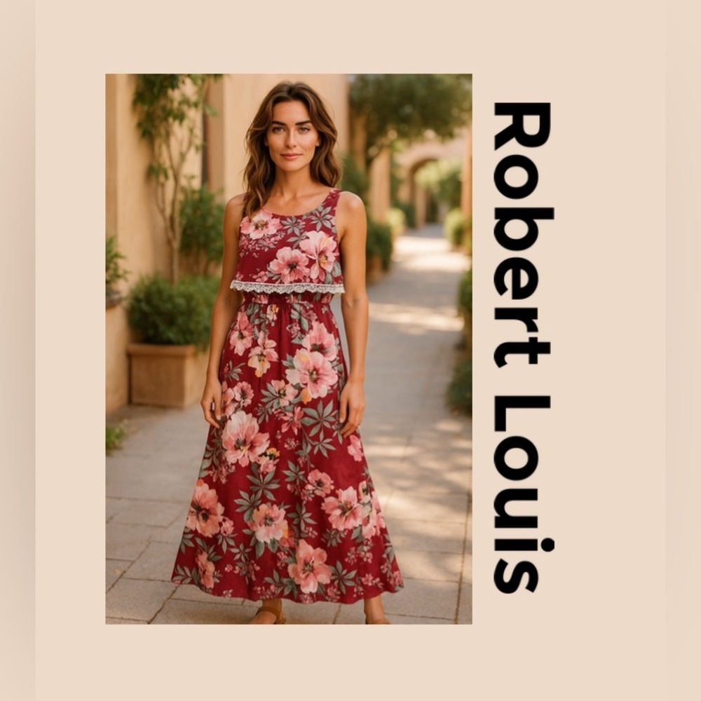 Women’s Sleeveless Casual Maxi Dress Size Medium